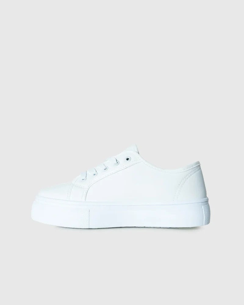 Rosewood Sneaker in White Mono