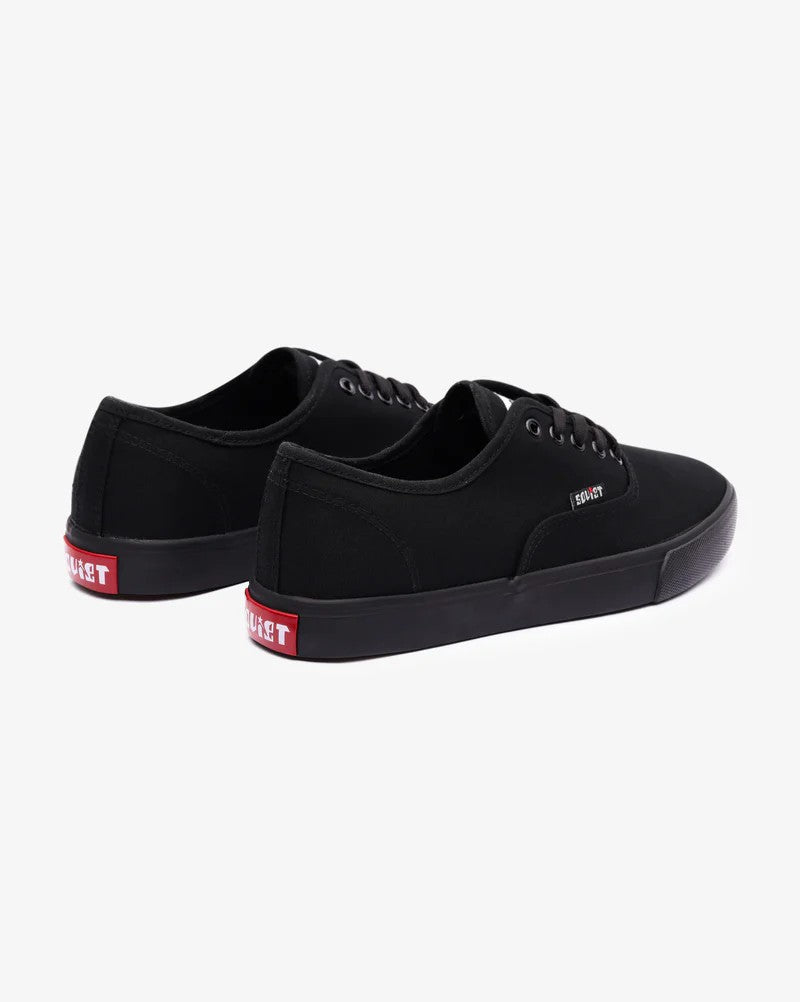 Barca Low Cut Shoe in Black Mono