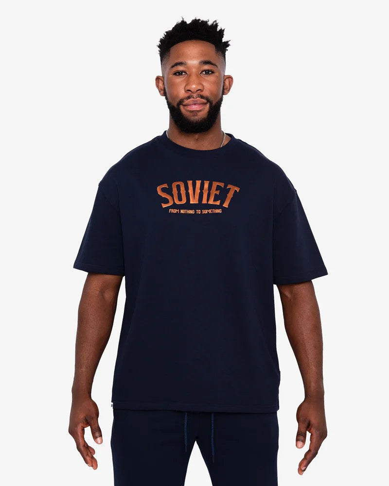 Revive SS Tee in Navy
