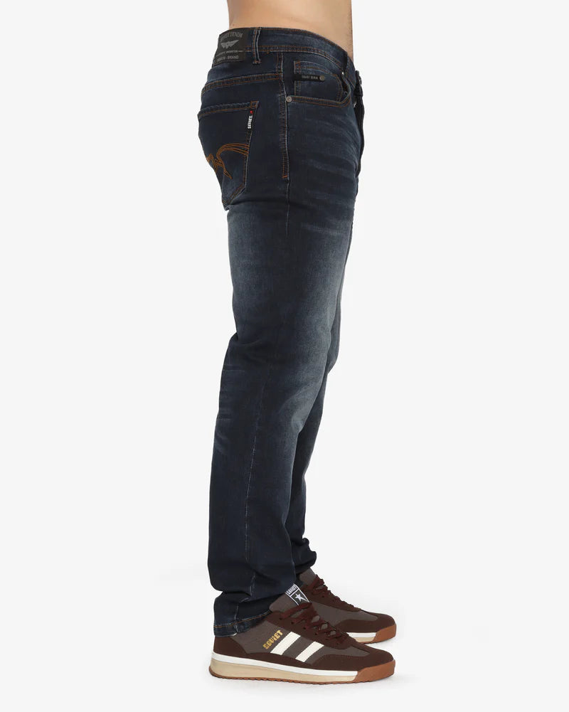 Seth Slim Leg Denim in Dark Indigo