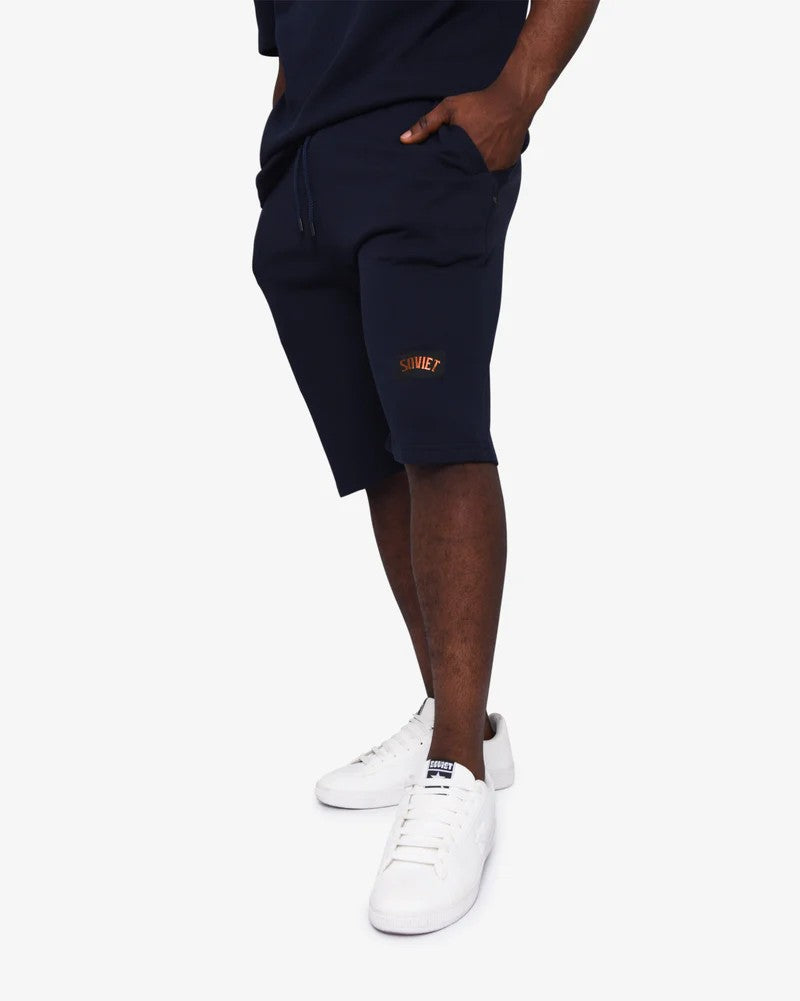 Thrive Track Shorts in Navy