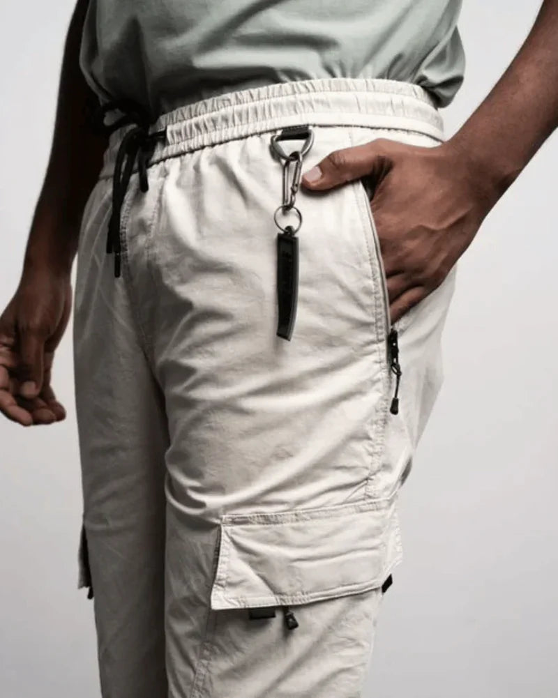 Thunderbolt Cargo Pants in Stone