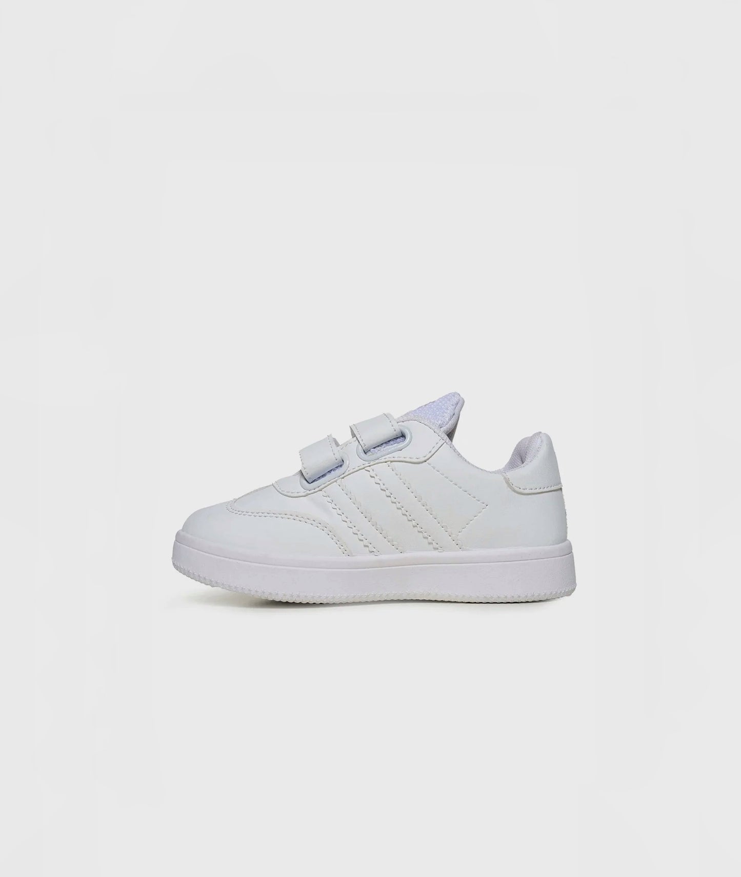 Youth Vespa Velcro Shoe in White