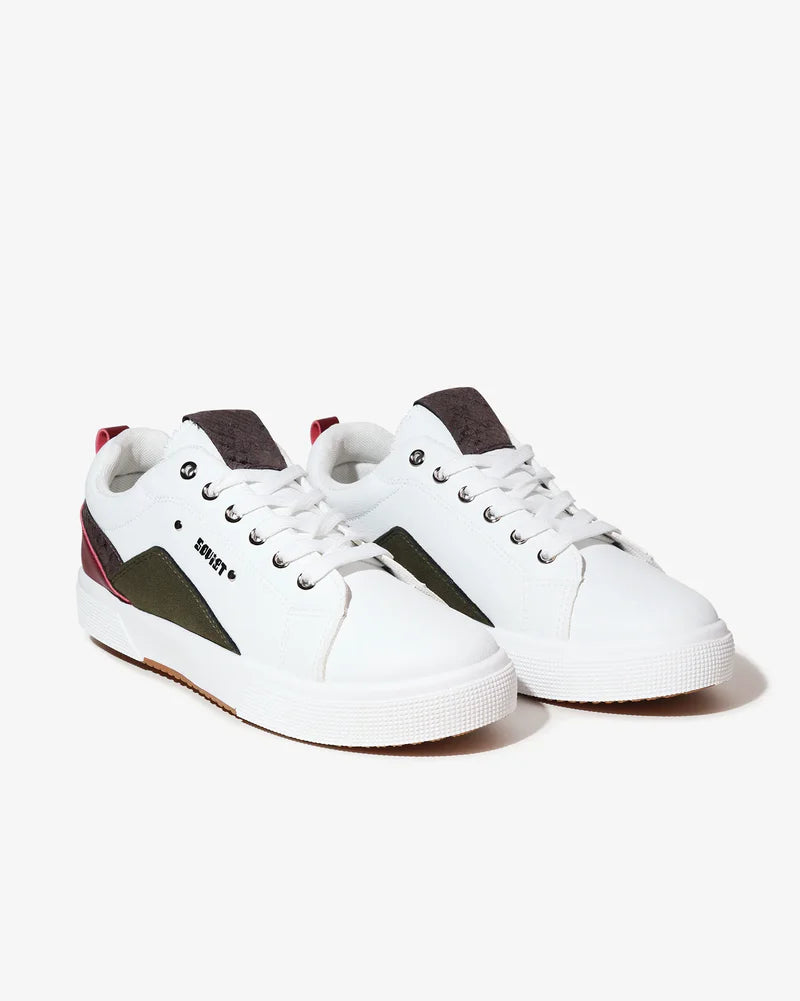 Coco Blanco Sneaker in White / Purple