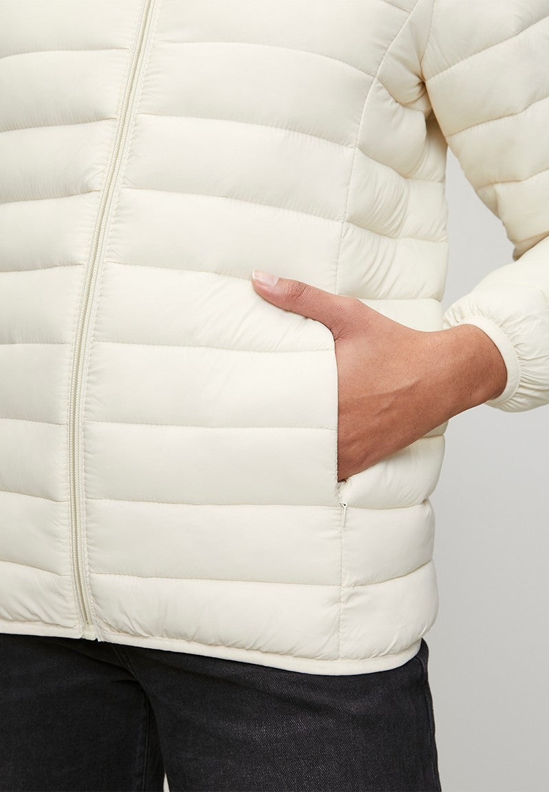 Puffer Jacket in Cream