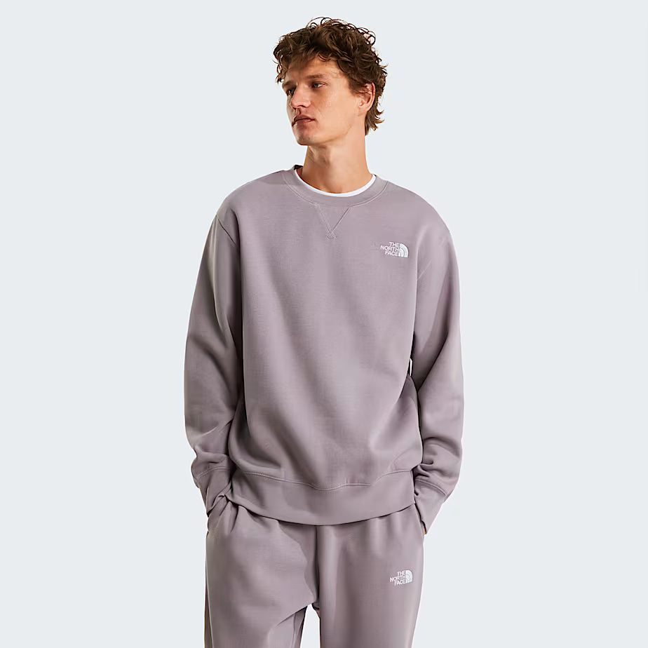 Essential Relaxed Crew Sweatshirt in Transcendent Grey