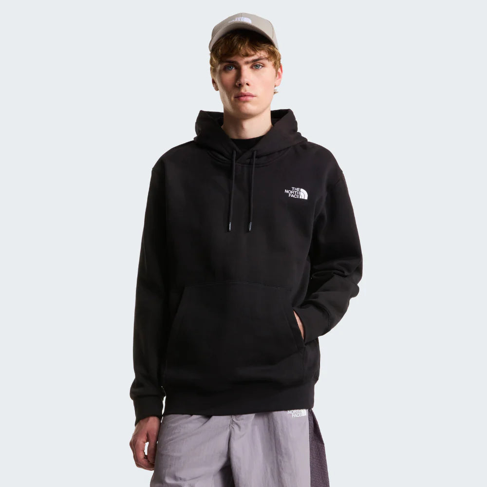 Essential Relaxed Hoodie in TNF Black