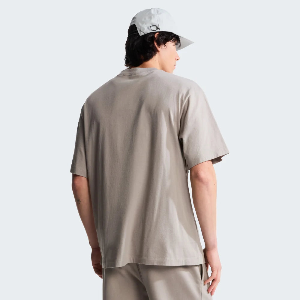 Essential Simple Dome OS SS Tee in Stone Slab