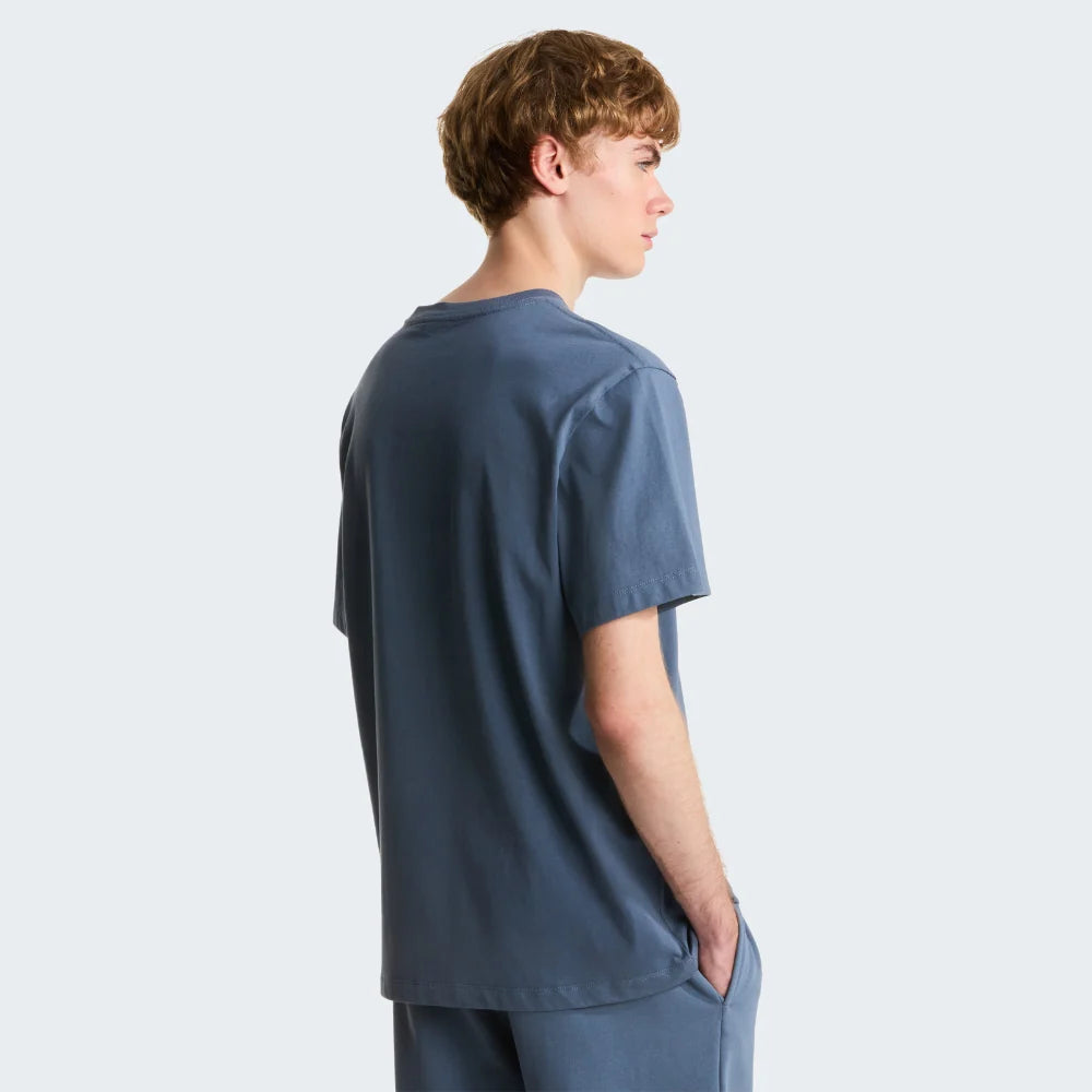 Essential Simple Dome Relaxed SS Tee in Granite Grey