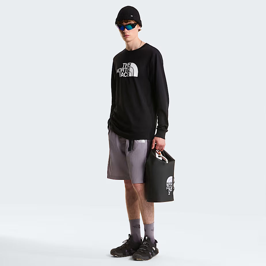 Evolution Half Dome LS Tee in TNF Black