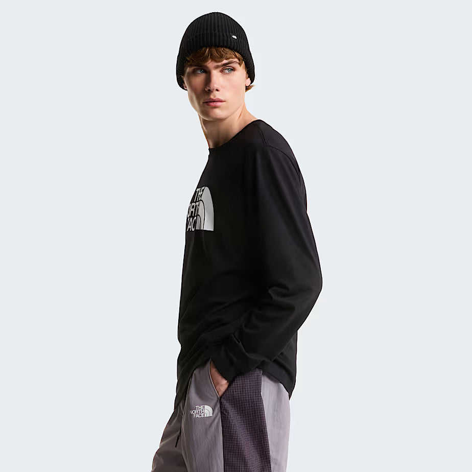 Evolution Half Dome LS Tee in TNF Black