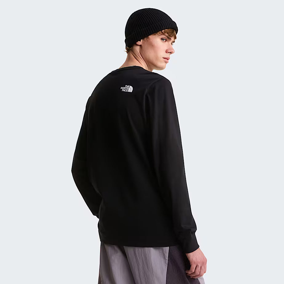Evolution Half Dome LS Tee in TNF Black
