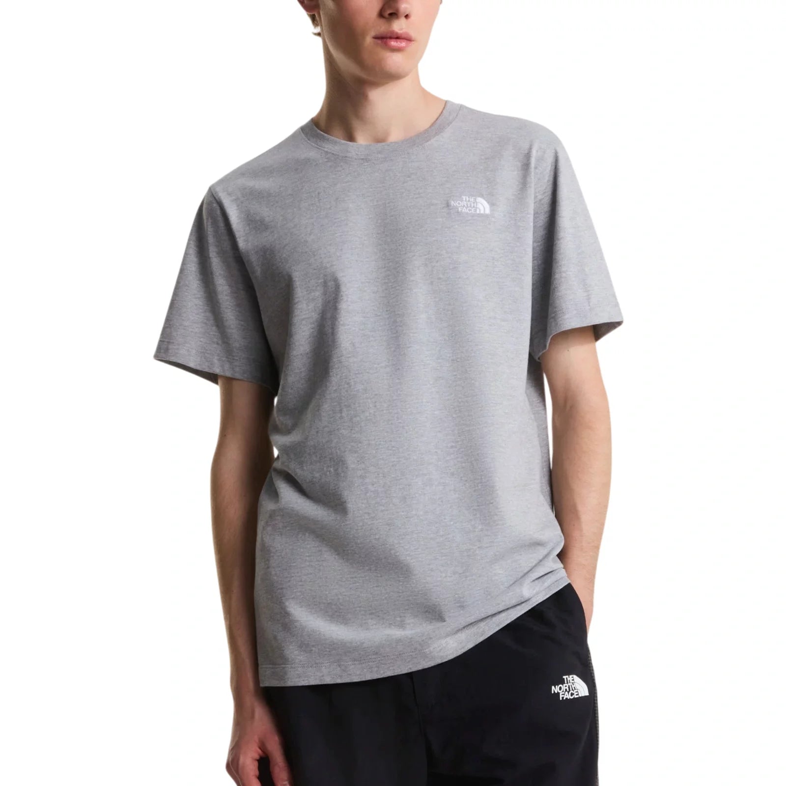 Evolution Simple Dome Regular SS Tee in TNF Light Heather Grey