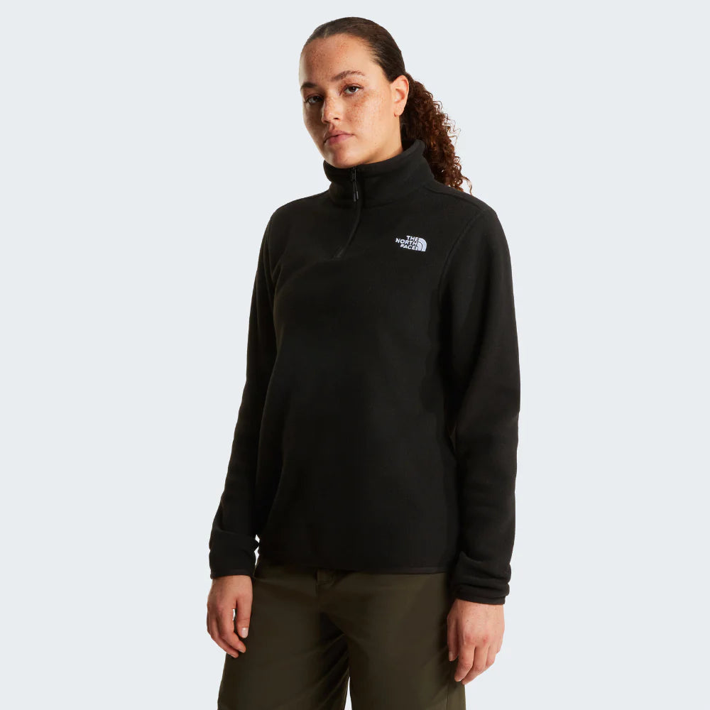 Glacier 1/4 Zip Fleece in TNF Black
