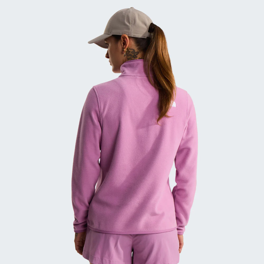 Glacier 1/4 Zip Fleece in Hushed Lavender