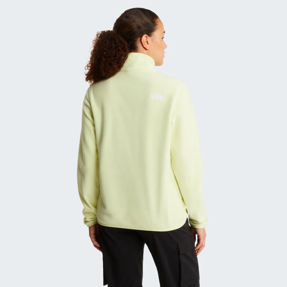 Glacier 1/4 Zip Fleece in Lemon Mist