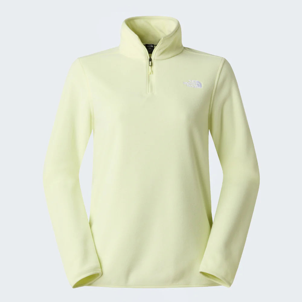 Glacier 1/4 Zip Fleece in Lemon Mist
