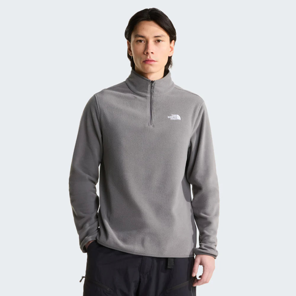 Glacier 1/4 Zip Fleece in Smoked Pearl