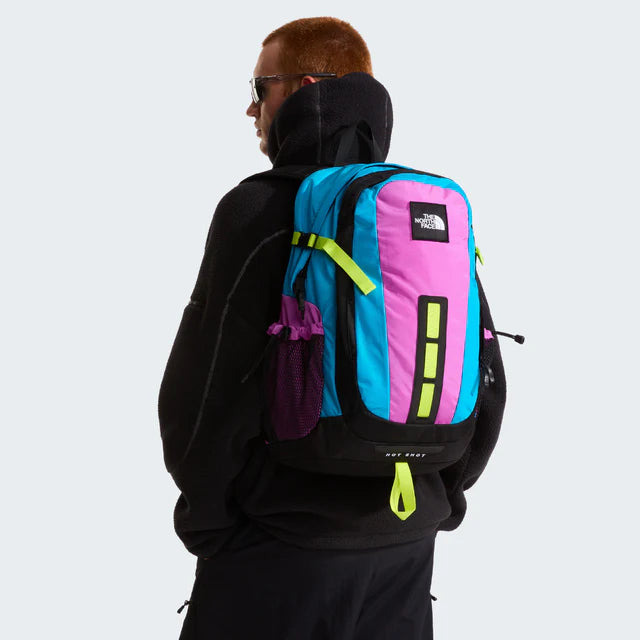 Hot Shot SE Backpack in Meridian Blue / Violet Crocus / Fizz Lime