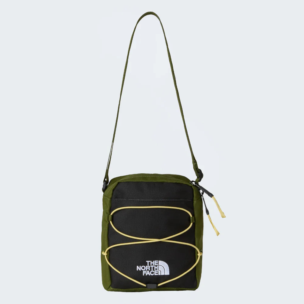 Jester Crossbody in Woodland Green / TNF Black / Honeyed Sand