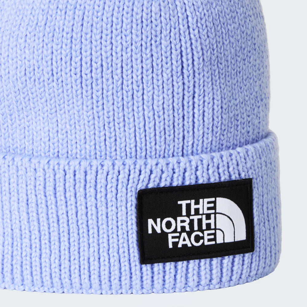 Logo Box Cuffed Beanie in Periwinkle Glow