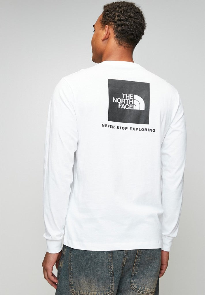 Evolution Box NSE LS Tee in TNF White