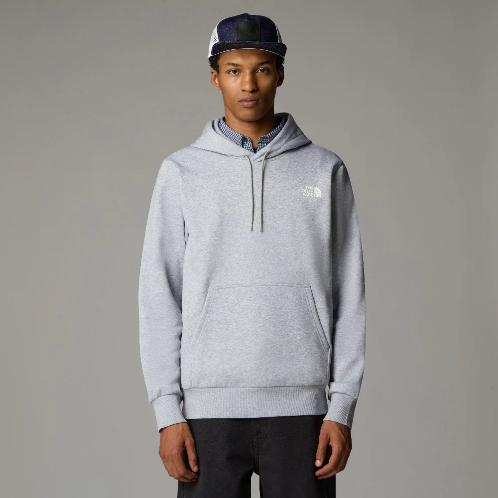 Simple Dome Regular Hoodie in TNF Light Grey Heather