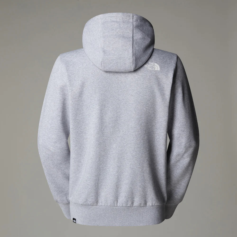 Simple Dome Regular Hoodie in TNF Light Grey Heather