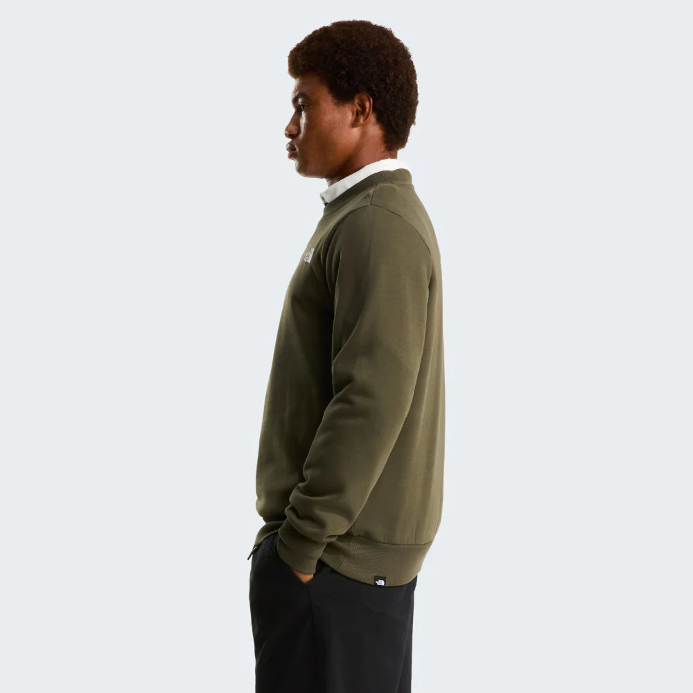 Simple Dome Regular Crew in New Taupe Green