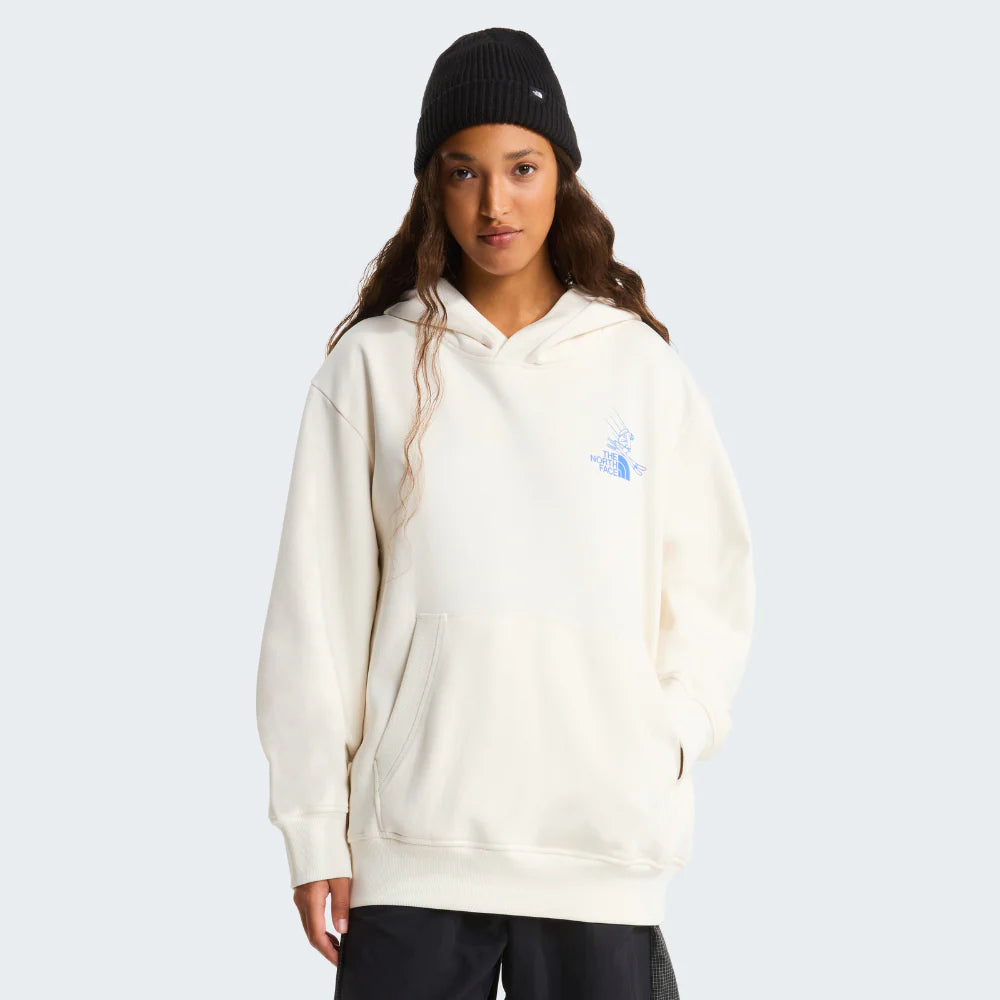 Mountain Celebration Hoodie in White Dune