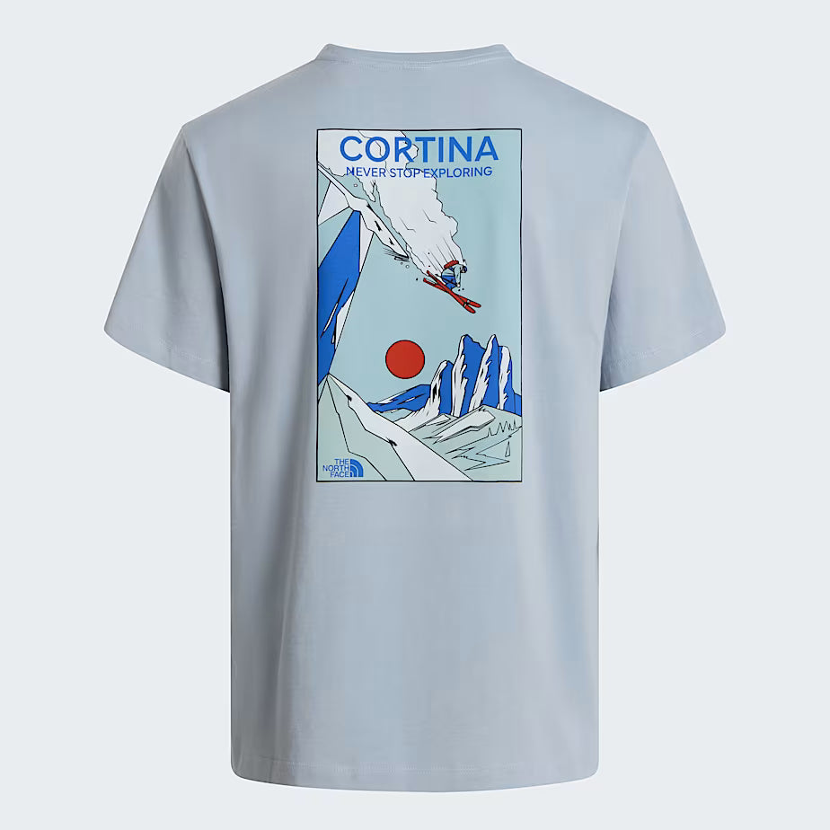 Mountain Celebration SS Tee in Frost Grey