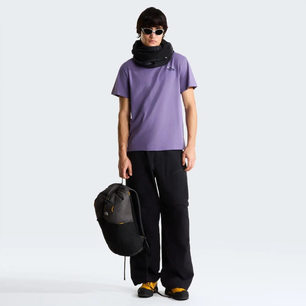 Natural High Society Relaxed SS Tee in Grounded Plum
