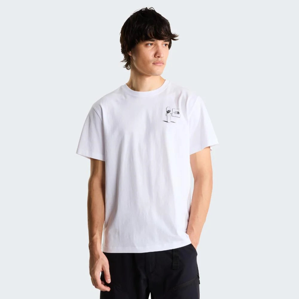 Opposites Attract Relaxed SS Tee in TNF White