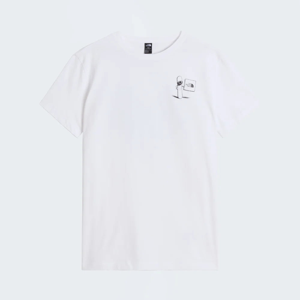 Opposites Attract Relaxed SS Tee in TNF White