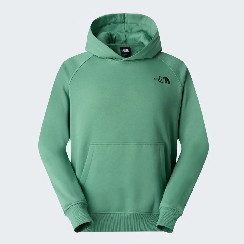 Raglan Box NSE Regular Hoodie in Dimmed Algae