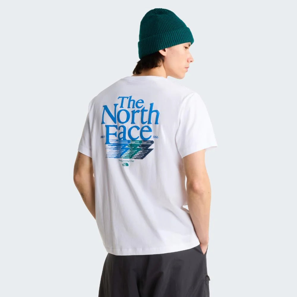 Retro Trail Relaxed SS Tee in TNF White