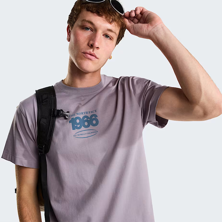 Track Relaxed SS Tee in Transcendent Grey