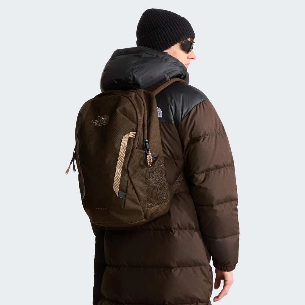 Vault Backpack in Dark Chestnut / Garnet
