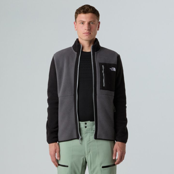 Yumiori Full Zip Fleece Jacket in Anthracite Grey / TNF Black / Monument Grey