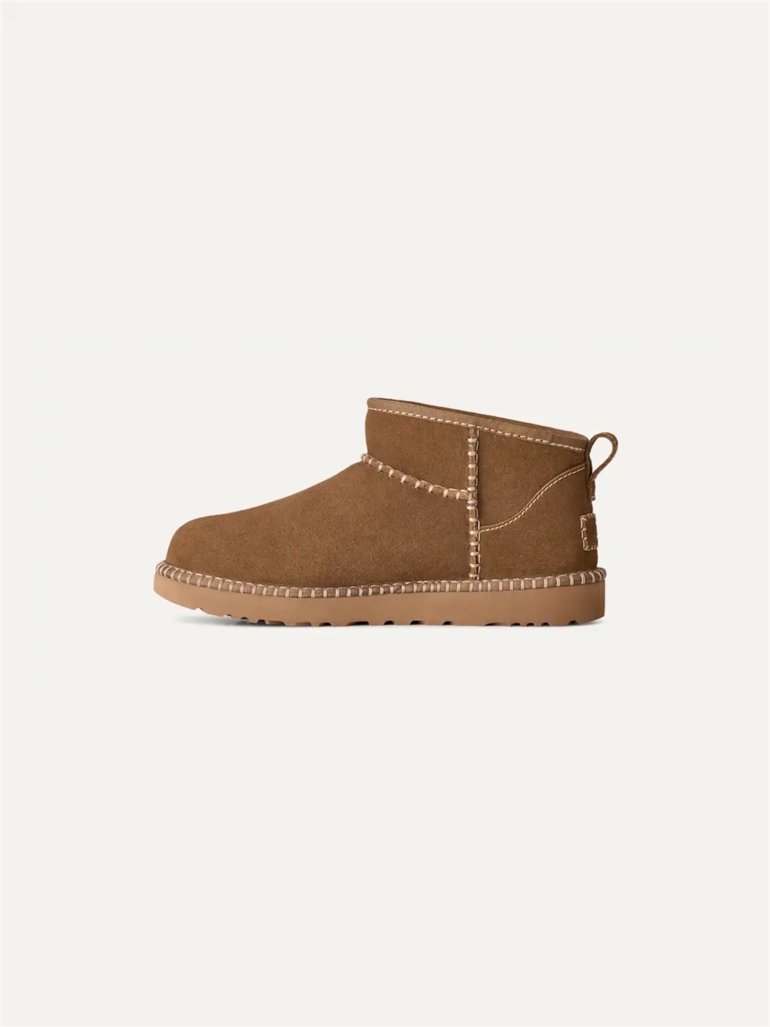 Classic Ultra Mini Botanic Boot in Light Bronze