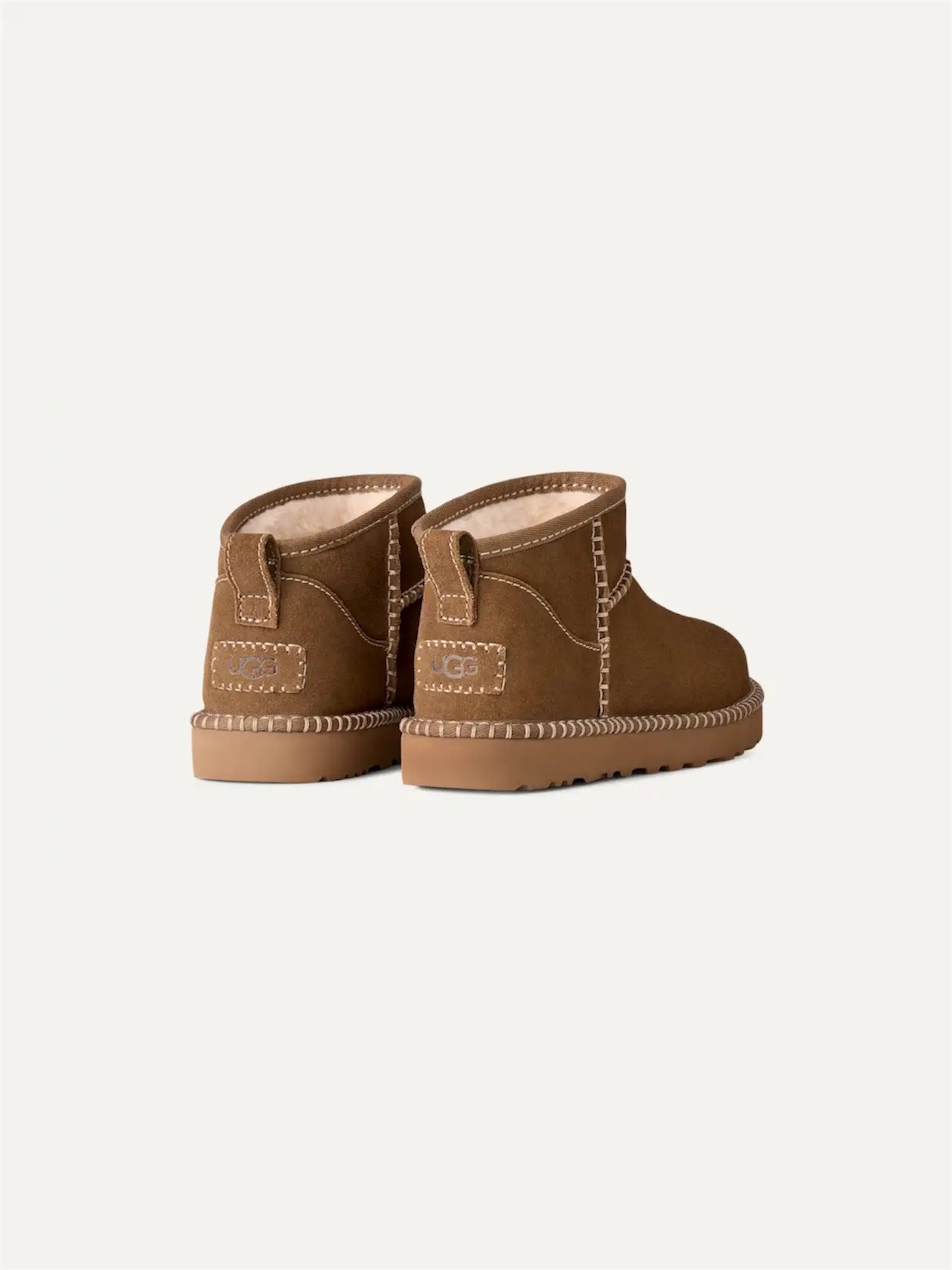 Classic Ultra Mini Botanic Boot in Light Bronze