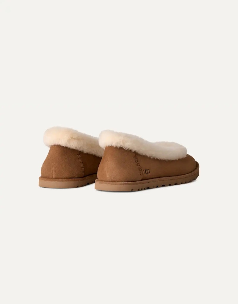 Zora Ballet Flat in Chestnut