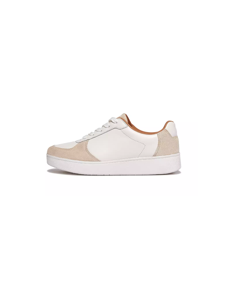 Rally Leather/Suede Sneakers in White / Grey