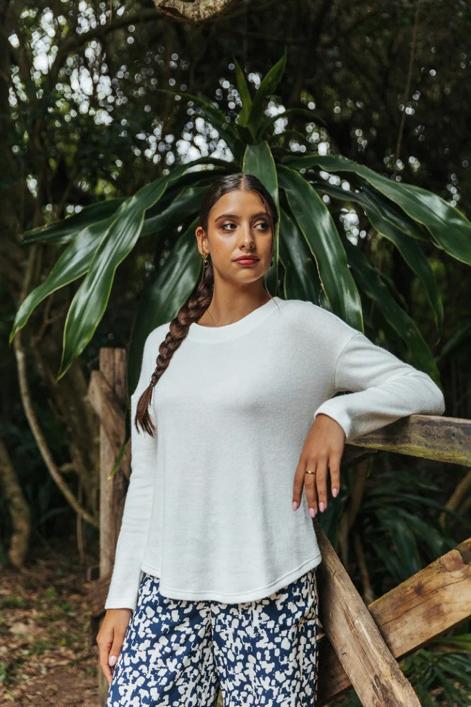 Knit Top in Ivory