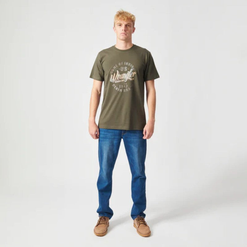 Home of Indigo SS Tee in Dusty Olive