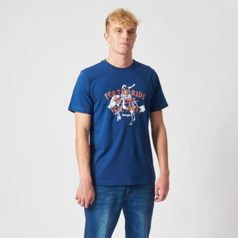 Legend SS Tee in Navy