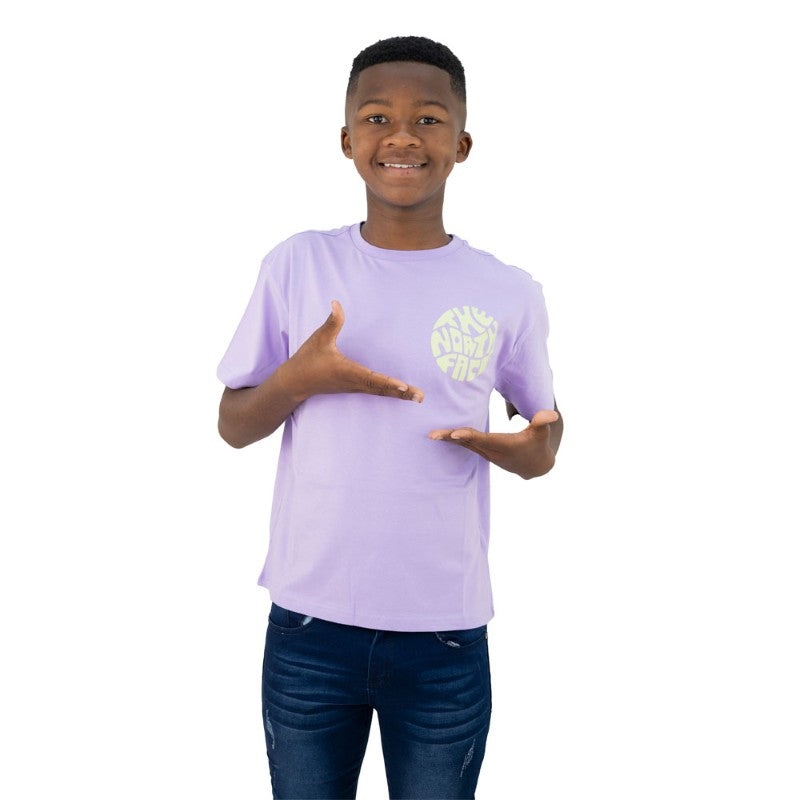 Youth Voyage SS Tee in Lite Lilac / Astro Lime