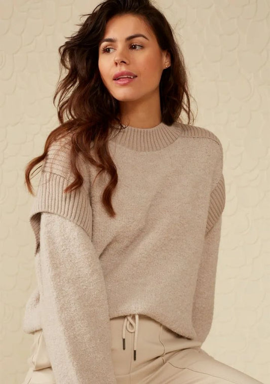 Boucle Wool Mix Sweater