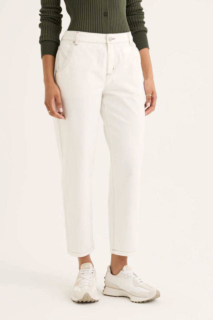 Briar Slim Leg Jean in Ecru