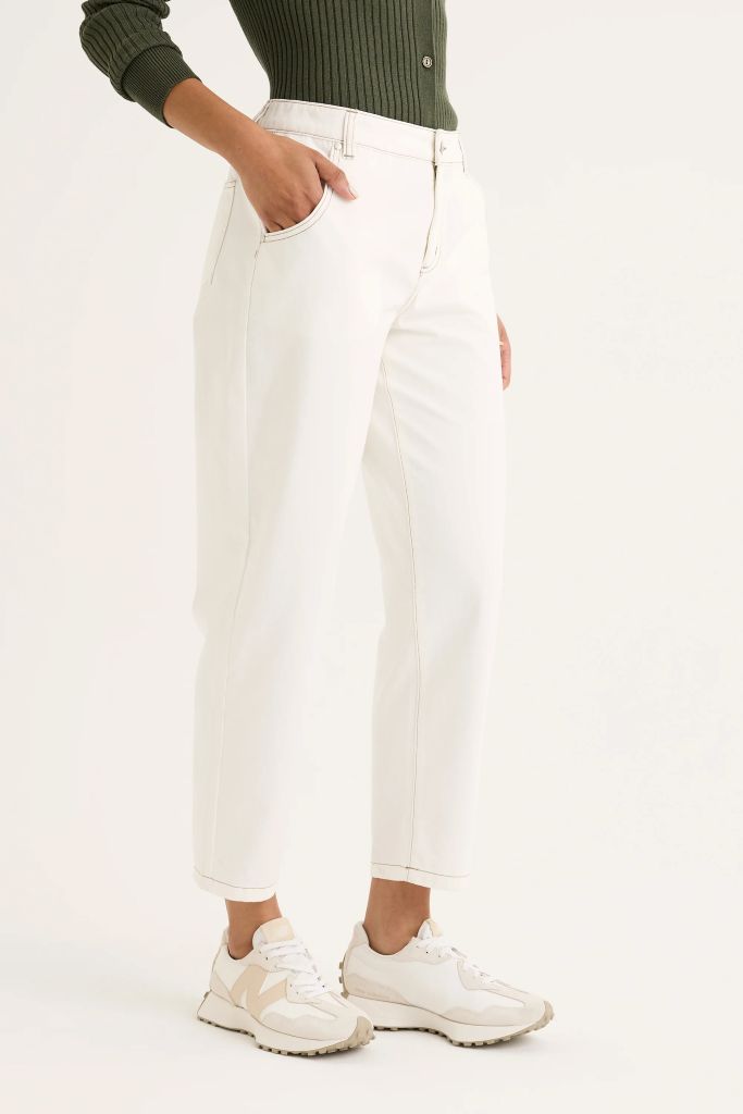 Briar Slim Leg Jean in Ecru